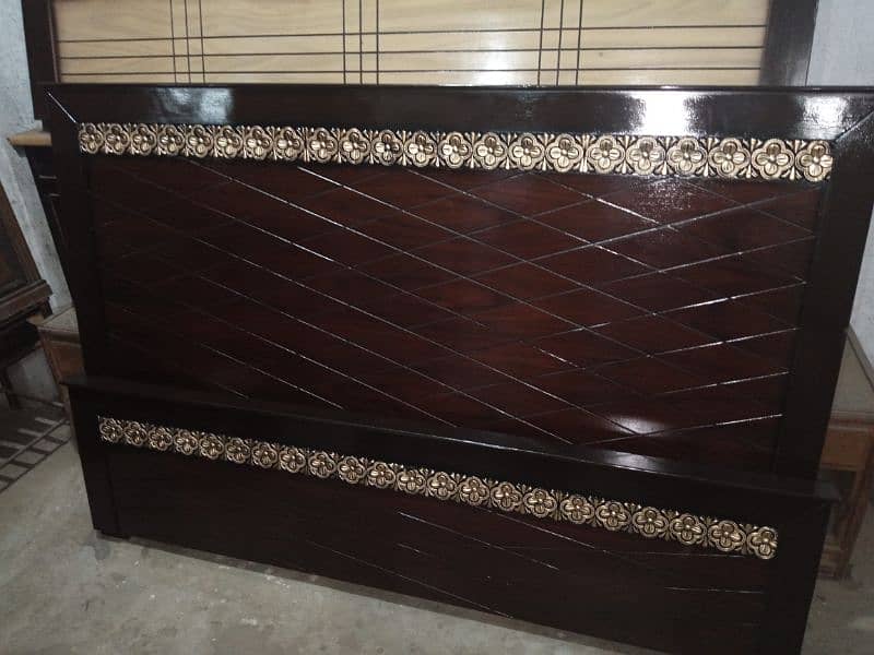 Bed set / King Size bed / Double Bed / Wooden bed 12