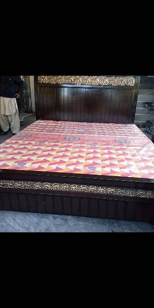 Bed set / King Size bed / Double Bed / Wooden bed 18