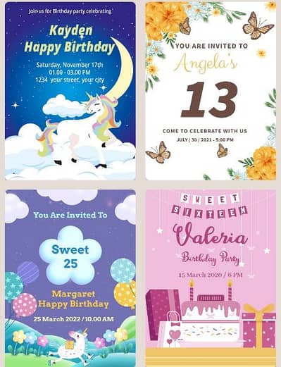 Invitation Cards/Wishes