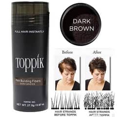 Toppik Hair Building Fiber DARK OR LIGHT Brown