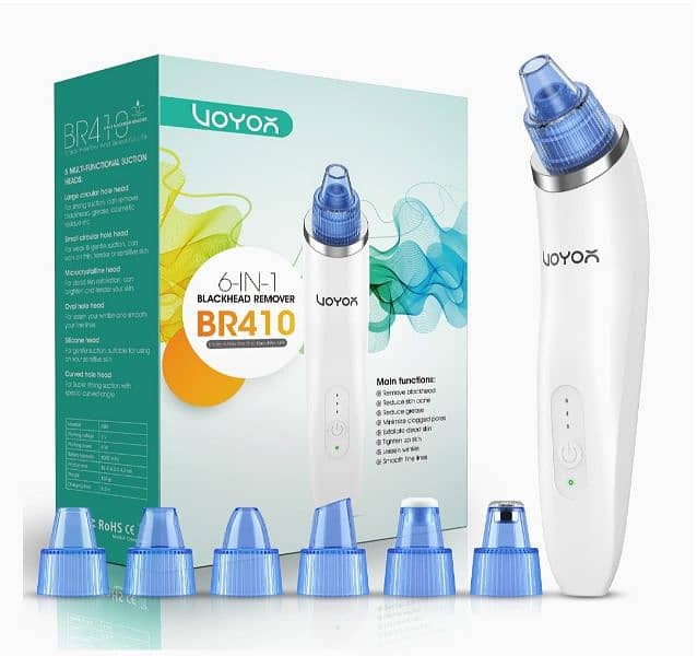 VOYOR Blackhead Remover Pore Vacuum, Acne White Heads Removal BR410 3