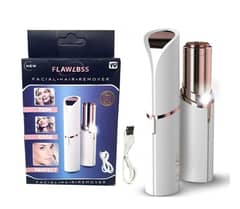 FLAWLBSS FACIAL HAIR REMOVER Painless & safe hair removal Rechargeable 0