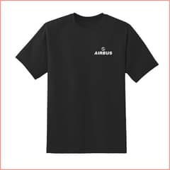 Airbus T shirt,  cotton,  black colour