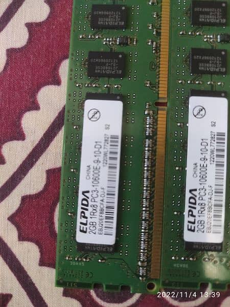 ELPIDA 2GB DDR3 rams available 1