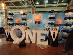 Balloons, Theme & Birthday Decor,catering,stage, Sound System, Lights