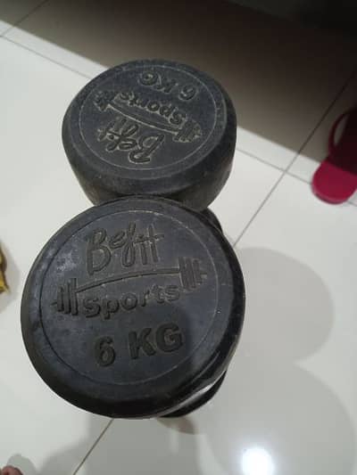 6 kg dumbells