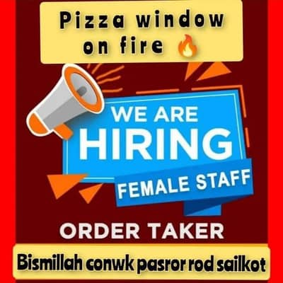 female k Lia job he  cash counter  order ticker