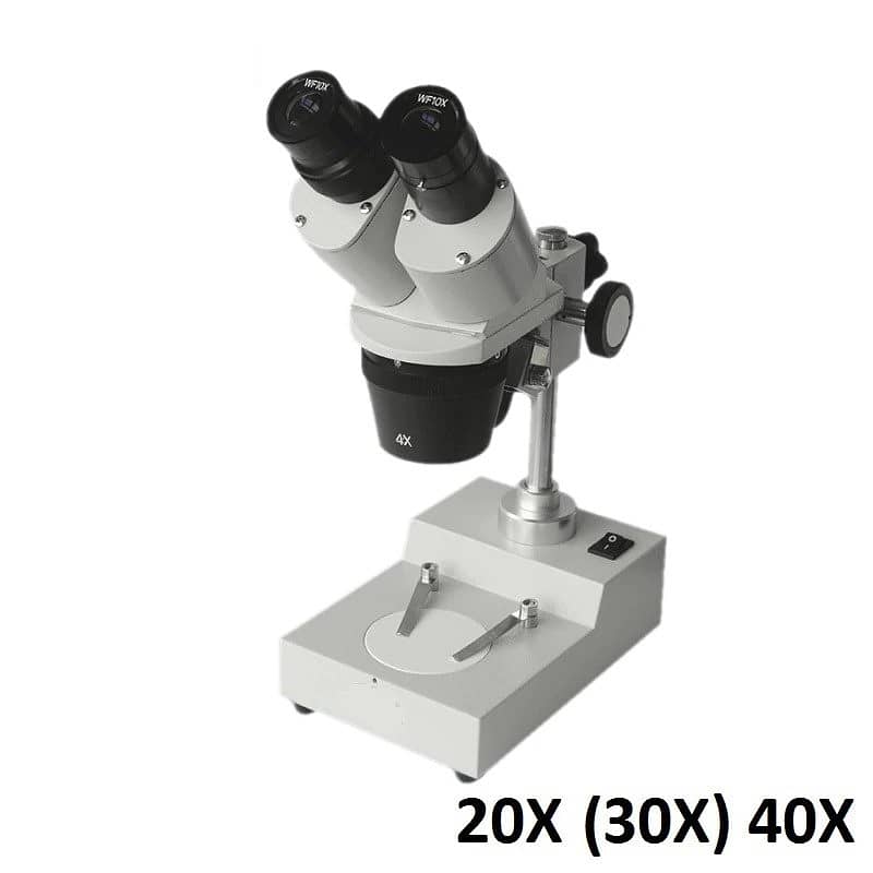 20X 30X 40X Stereo Microscope with WF10X Eyepiece 0