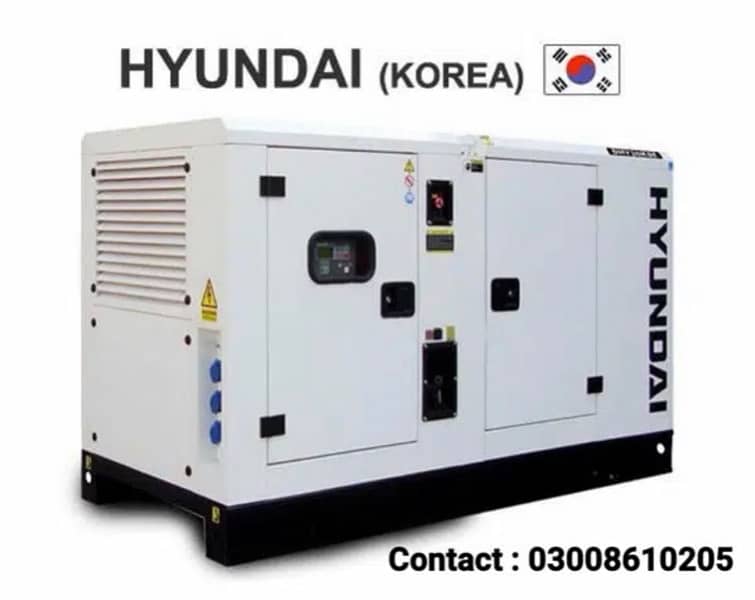 Diesel /Petrol Generators in Sialkot.   PERKINS -- CUMMINS — HYUNDAI 14