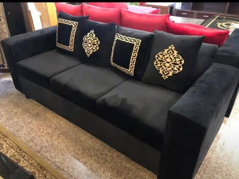 Top quality L shape sofa set 3
