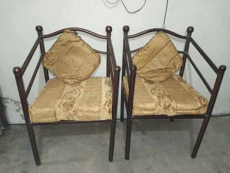 Iron sofa set 4