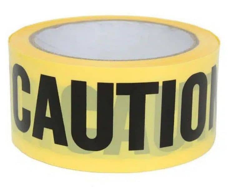 Caution Tape 200 Meter X 3" YELLOW TAPE Roll Safety warnin 0