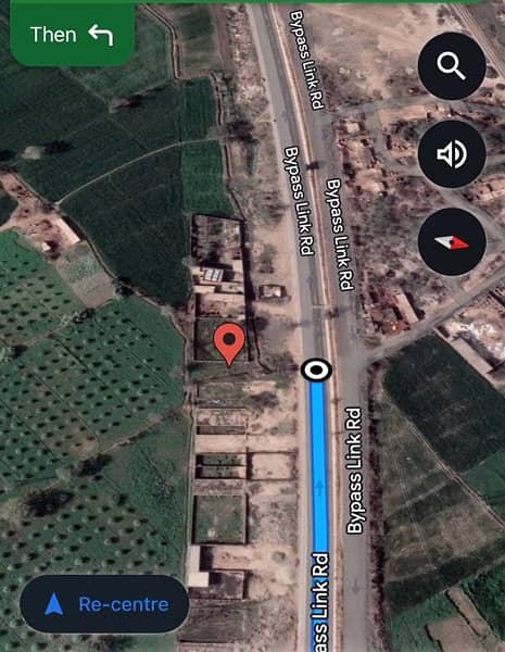 10 marla commercial plot on main canal road sargodha 0