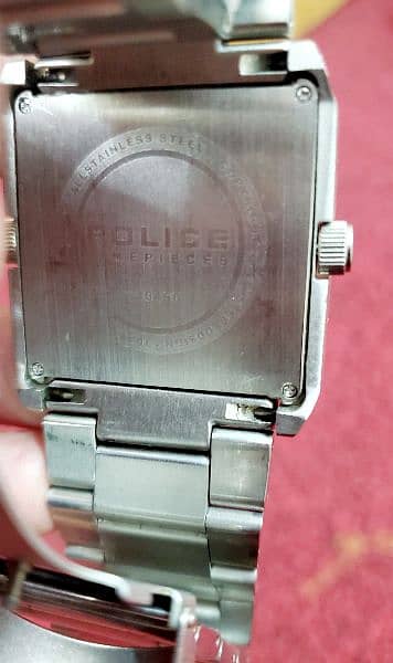 Police Watch double timer with date 7