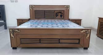 kikar wood double bed factory ret