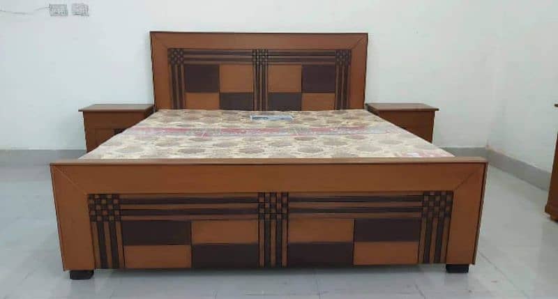 kikar wood double bed factory ret 7
