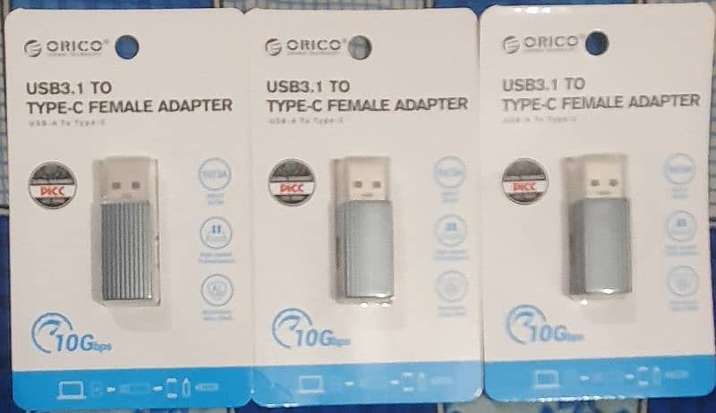 ORICO Cable USB 3.1 Adapter

ORICO OTG Male To Type C Female 10Gbps 6