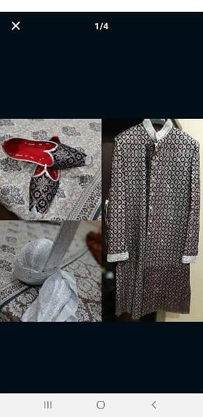 1 time used sherwani 10/10 condition
