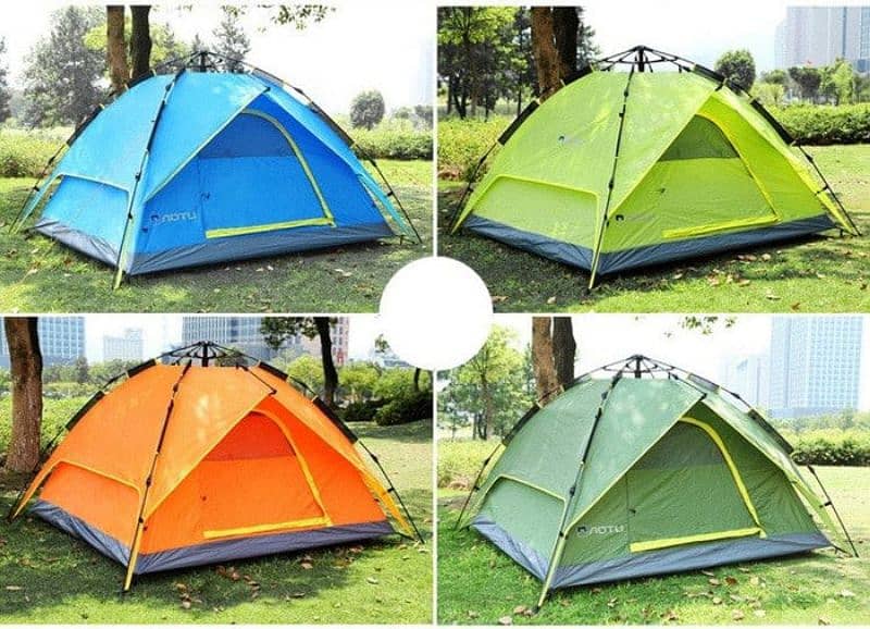 Double Layer hight Quality Camping Tent with Carry Bag (Imported) 1