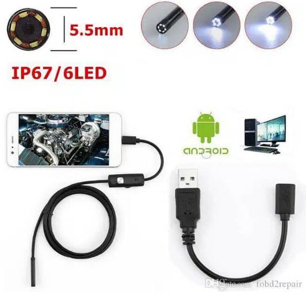 Generic Endoscope Camera 2 In 1 USB Micro 03020062817 2