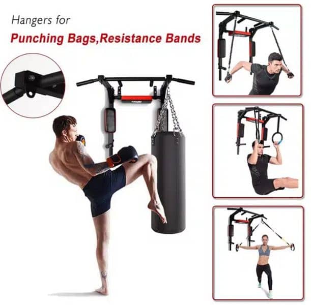 MULTI-FUNCTION EXERCISE BAR:Different grip positions allow 03020062817 0