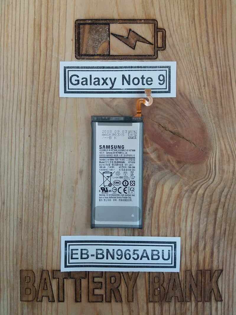 Samsung Galaxy Note 9 Battery Original Replacement Capacity 4000 mAh 0