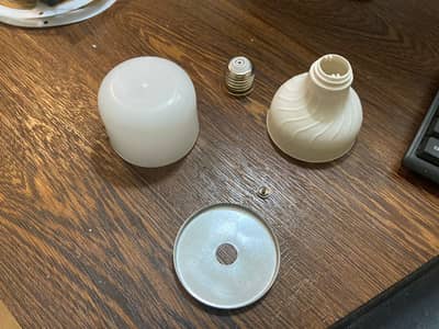 LED Bulb Body - e27 churi nickel plated - AC/DC