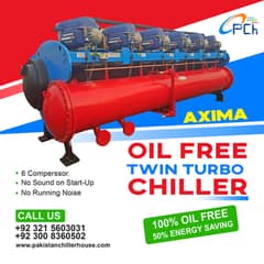 AXIMA Oil Free Twin Turbo Chiller / Air Compressor / HVAC solutions