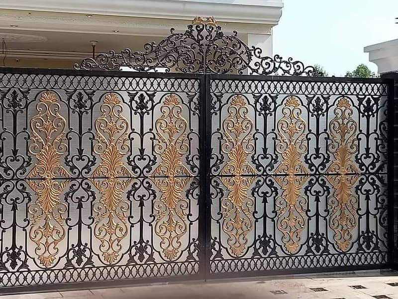 Iron Steel Gate, Doors, Grills, Gate, SS Railing, Fiber, Paint, stairs 12