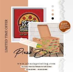 pizza box and printing press