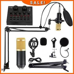 Microphone V8 Sound effects Studio SongRecording Streaming,Podcast Mic