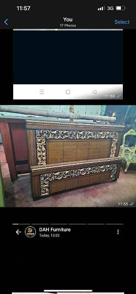 Double bed / bed set / Side Tables / Dressing Tables / bed / Furniture 16