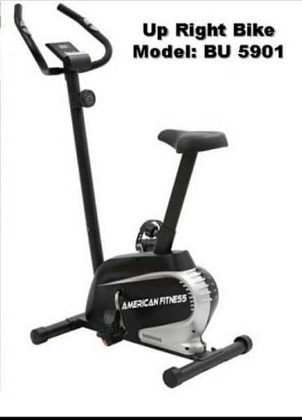 GYM & UPRIGHT BIKE BU5901 FITNESS MACHINE 2