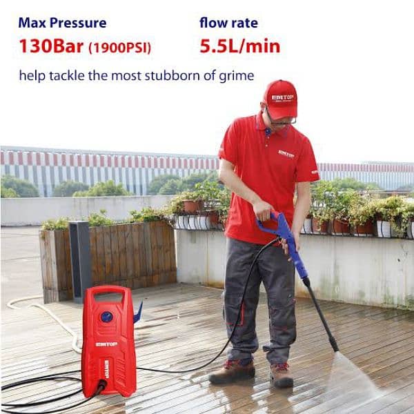 Auto Stop High Pressure Car Washer Cleaner Machine - 130 Bar 6