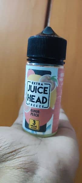 Vape Flavor E Liquid Extra JUICE HEAD Freeze - Guava Peach 0
