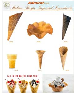 Cone Ice cream waffles cones and waffers at factory price