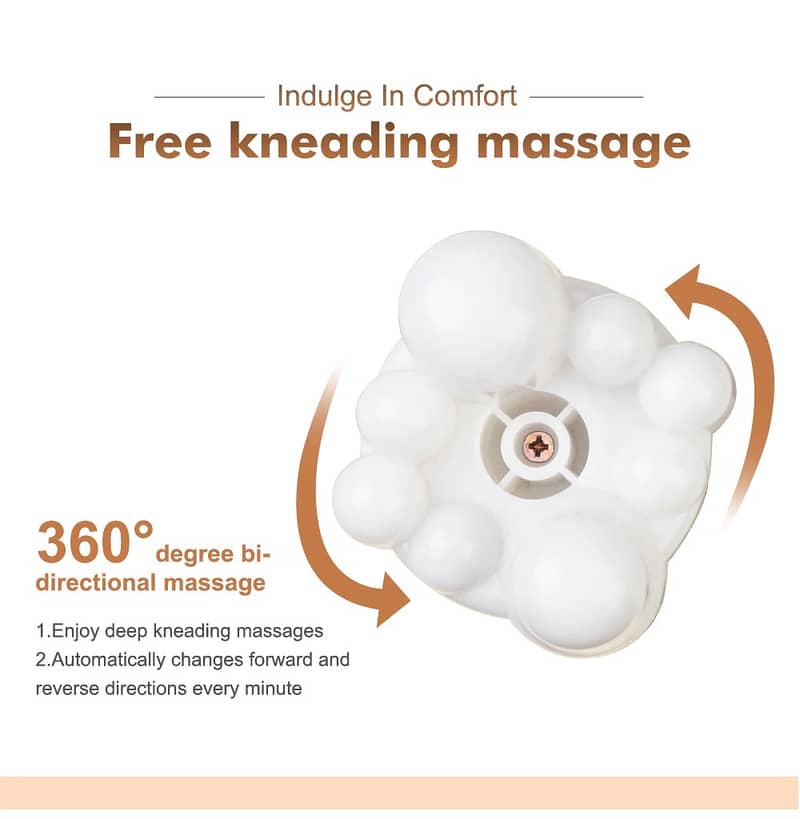 U Shape Neck Massager 3D Infrared Heat Kneading Back Massager Massage 2