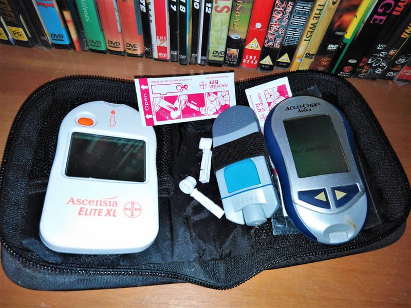 Ascensia Elite XL Bayer & Accu-Chek Aviva Plus Blood Glucose Meters 0