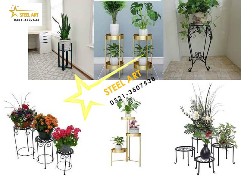Metal flower stands , Plant Stands, Planters, Flower Basket, Frame 0