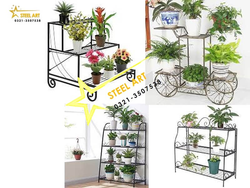 Metal flower stands , Plant Stands, Planters, Flower Basket, Frame 11