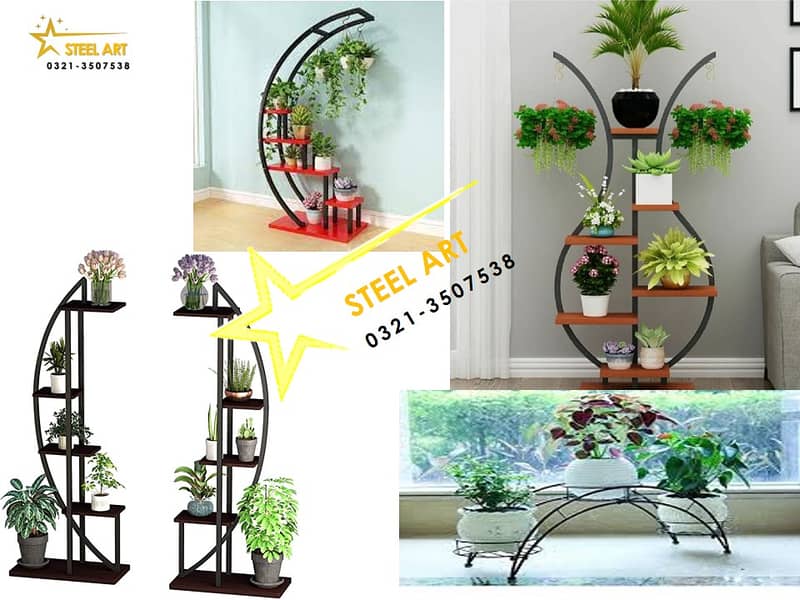Metal flower stands , Plant Stands, Planters, Flower Basket, Frame 12