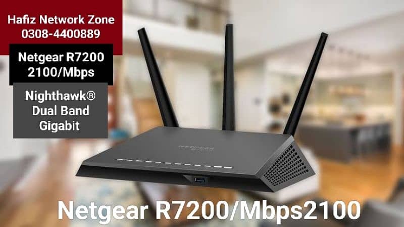 Netgear Nighthawk AC1900 Smart WiFi Router Dual-Band VPN & gaming 1