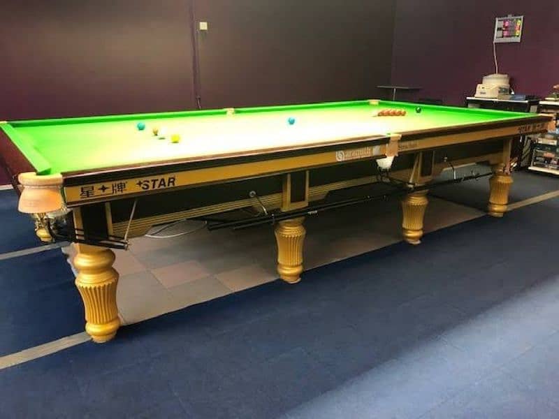 NEW snooker table & new 9