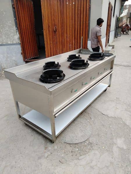 Chinese Cooking Range With Water Supply 4
