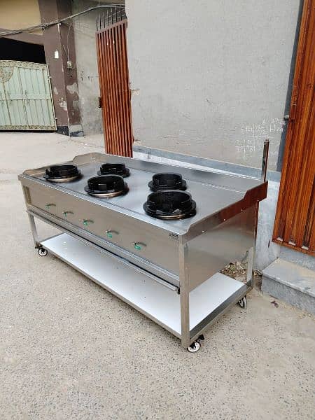 Chinese Cooking Range With Water Supply 5