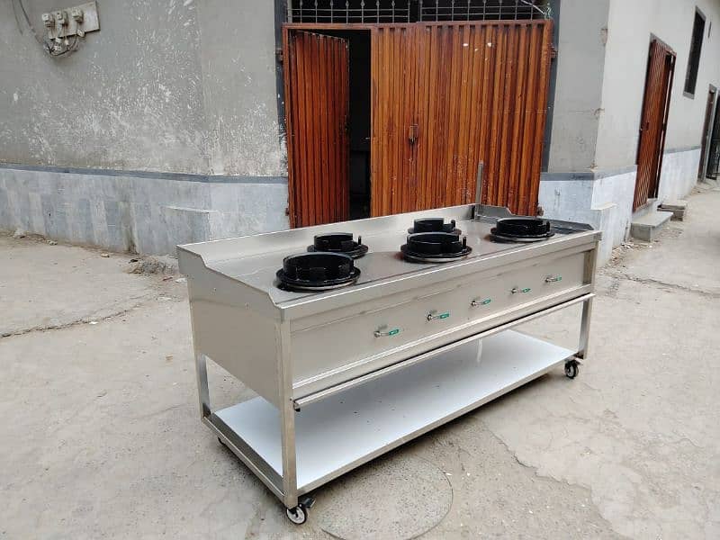 Chinese Cooking Range With Water Supply 6