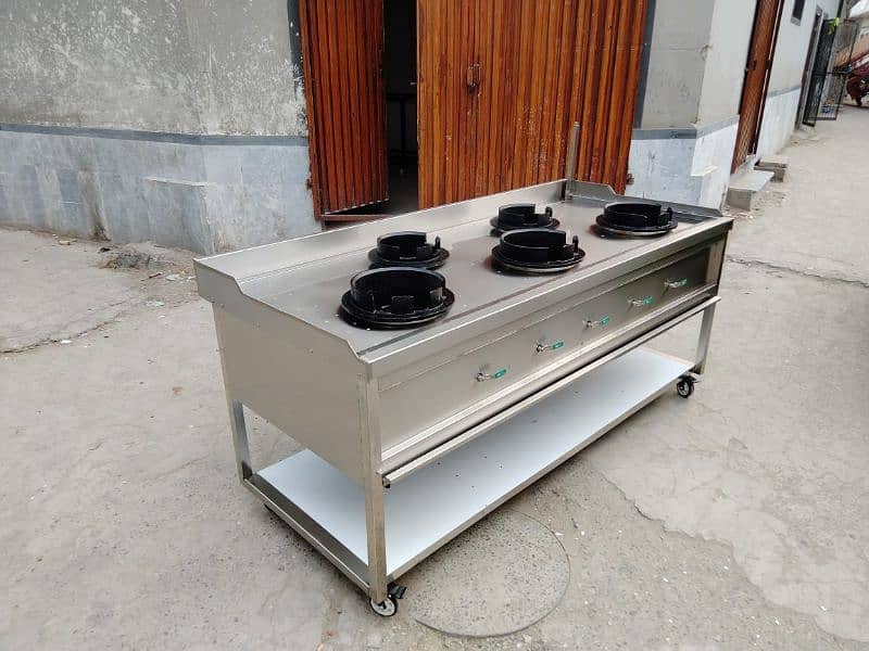 Chinese Cooking Range With Water Supply 7