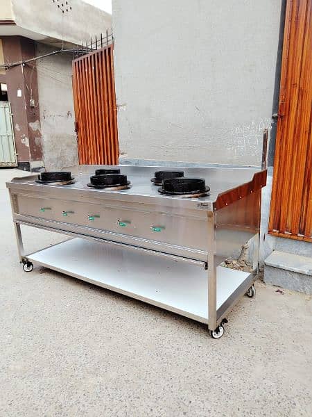 Chinese Cooking Range With Water Supply 8