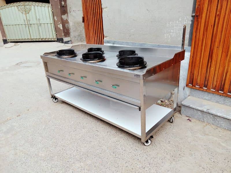 Chinese Cooking Range With Water Supply 11