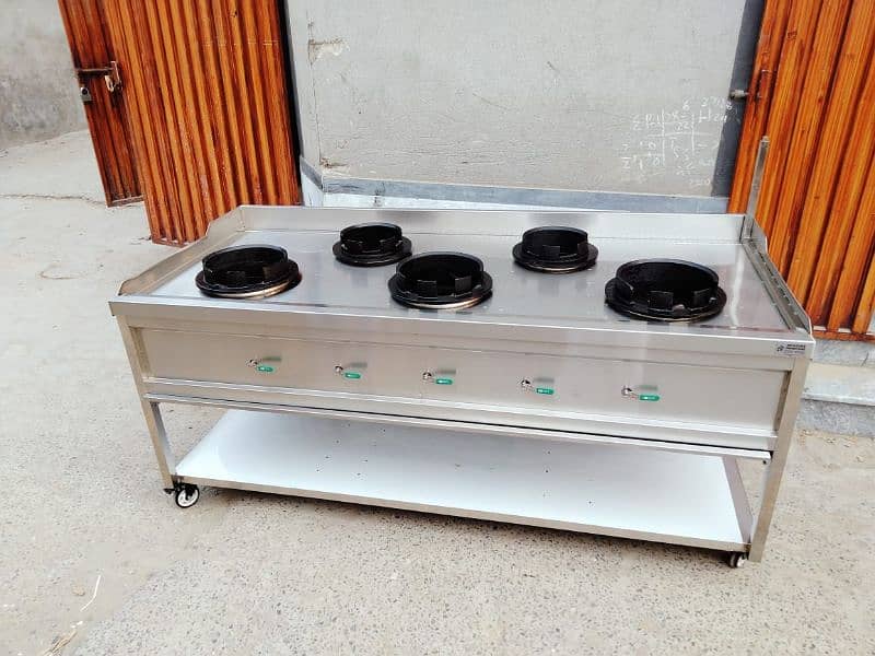 Chinese Cooking Range With Water Supply 13